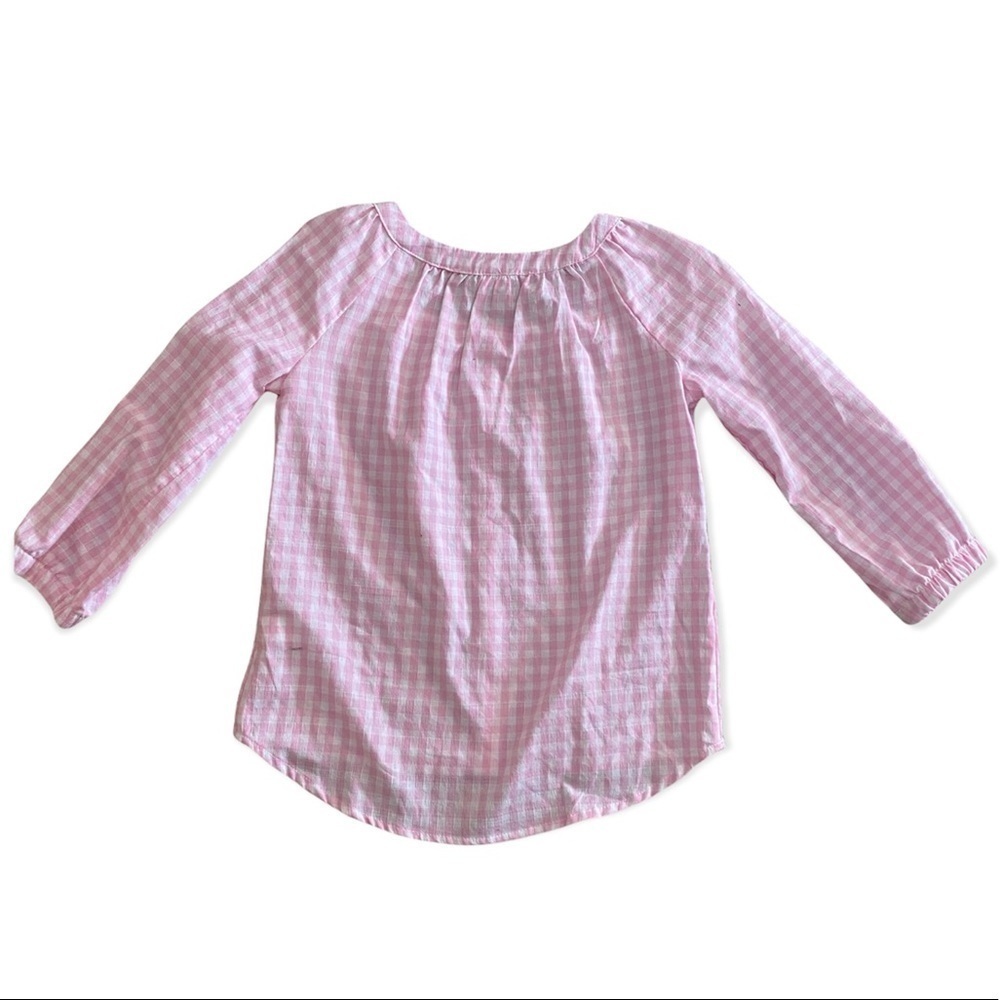 Wonder nation girls long sleeve pink blouse size 6/6x - Picture 3 of 9